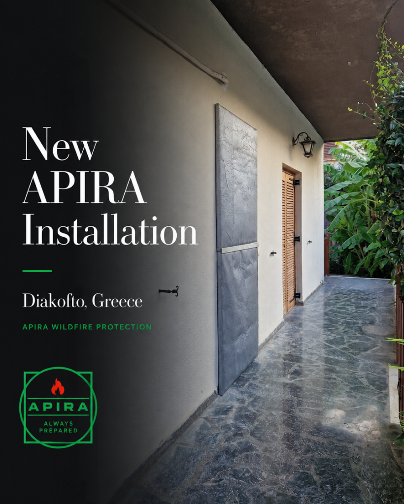 New APIRA Installation in Diakofto, Greece Main Door 